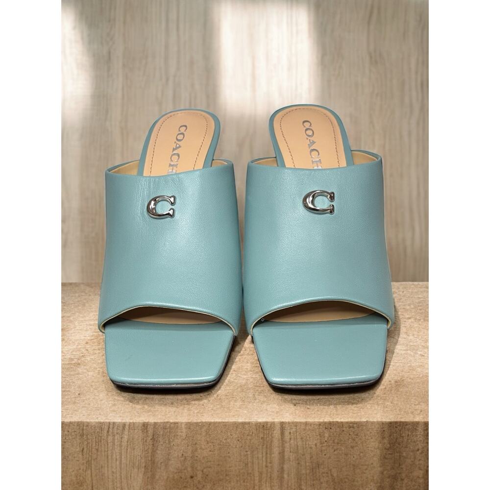 NWOT Coach CS085 Celeste Wedge Sandal Size 8B - Picture 4 of 9